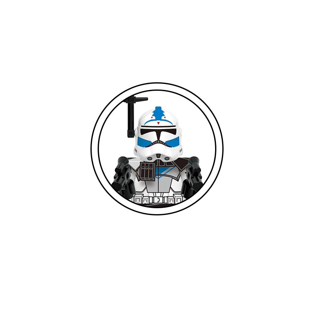 Shadow Clone Arc Trooper Fives Wolfpack Commander Cody Stromtrooper Space Wars Plastic Building Blocks Kids Toys Juguetes
