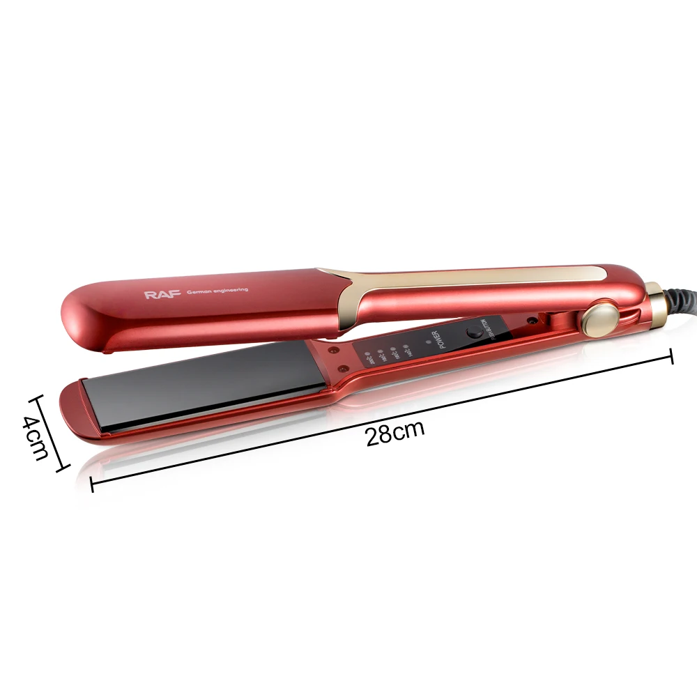 Electric hair straightener comb  45w digital temperature control  reduce hair damage  ceramic coating