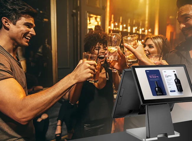 Алюминиевая база 15 6 дюймов Android кассовый аппарат POS MB Customization System с логотипом света