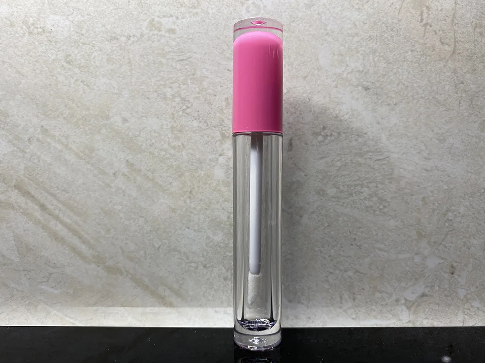 Double Side Plastic Cosmetic Packaging Lipgloss Wand Tube Empty Lip Gloss Tube Container 6ml