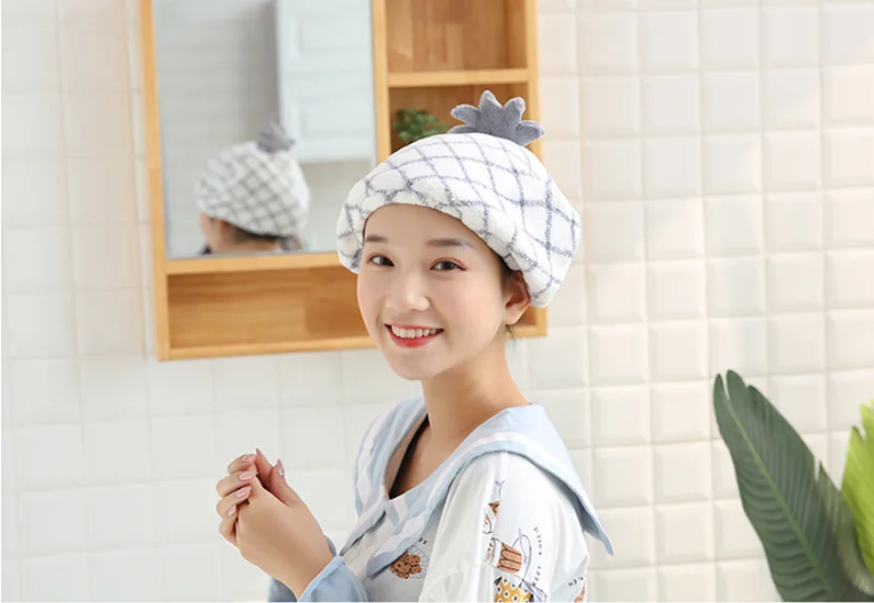 Прекрасный абсорбирующий Быстросохнущий тюрбан для обертывания волос