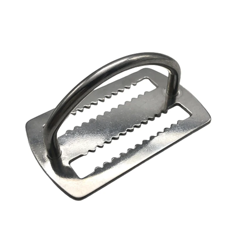 Factory Stainless Steel Scuba Dive Buckle with D-Ring Weight Belt Keeper Diving Accessories