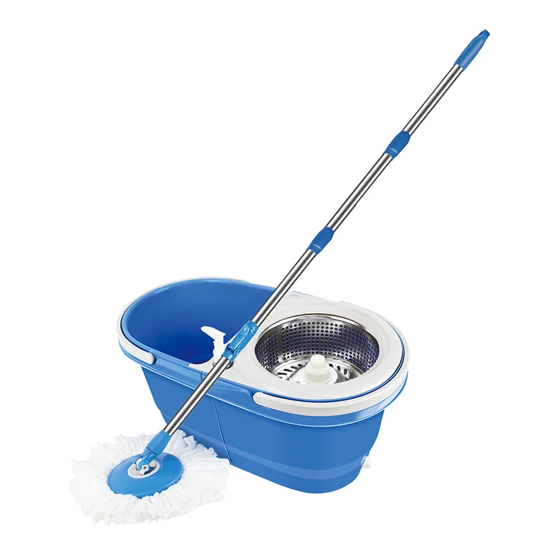 Hot Sale Round Double Drives Folding 360 Easy Magic Floor Cleaning Mop with Bucket