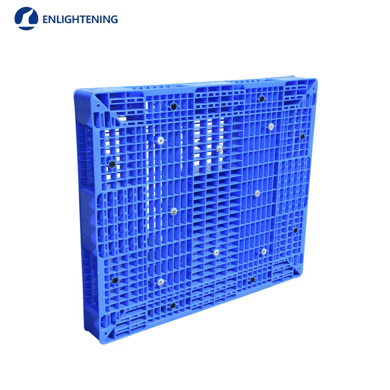 48x48 дюймов HDPE сетка, двухсторонний завод, сверхпрочный пластиковый поддон для стойки и штабелирования