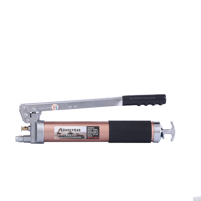 Manufacturer Good prices German type high pressure mini 500cc manual lever push type pistol hand auto grease gun