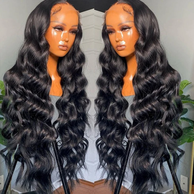 Wholesale 32 Inch Body Wave Lace Front Wigs Human Hair 13X4 30 Inch Hd Body Wave Lace Frontal Wig