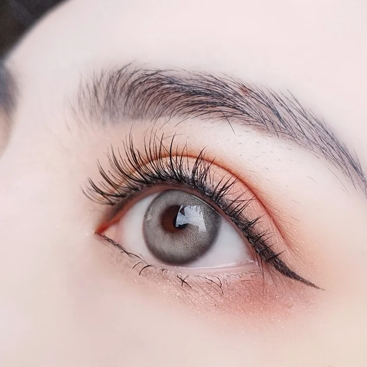 new arrival vienna space gray colored  contact lenses cycle eye contacts cosmetic lens hybrid iris size 14 mm