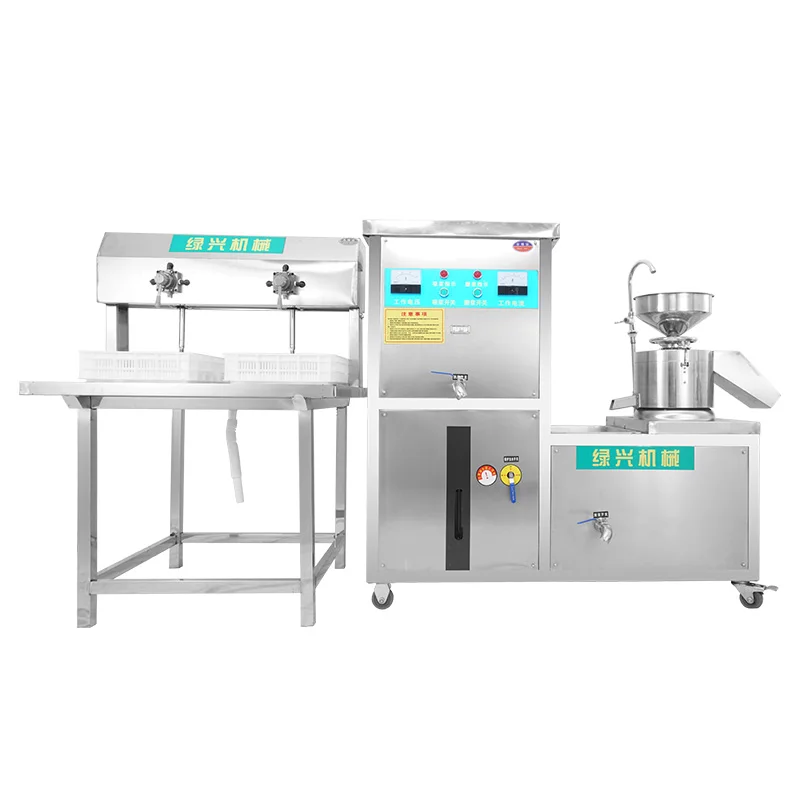 High Efficiency Multifunctional Soya Milk Tofu Making Machine Commercial Tofu Bean Curd Maker Tofu Pudding Production Equipment