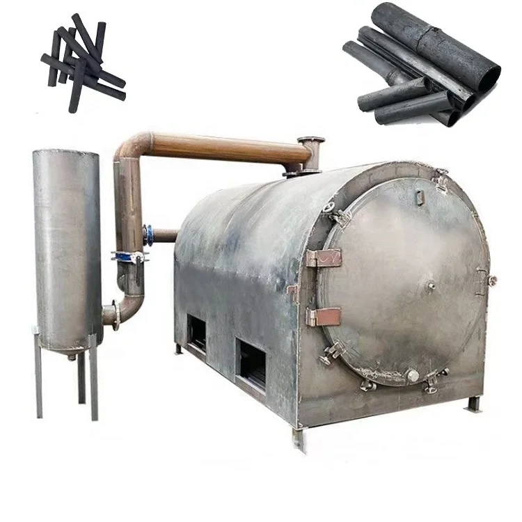 MB wood charcoal kiln oven carbonization furnace stoves charcoal carbonization machine for charcoal production line