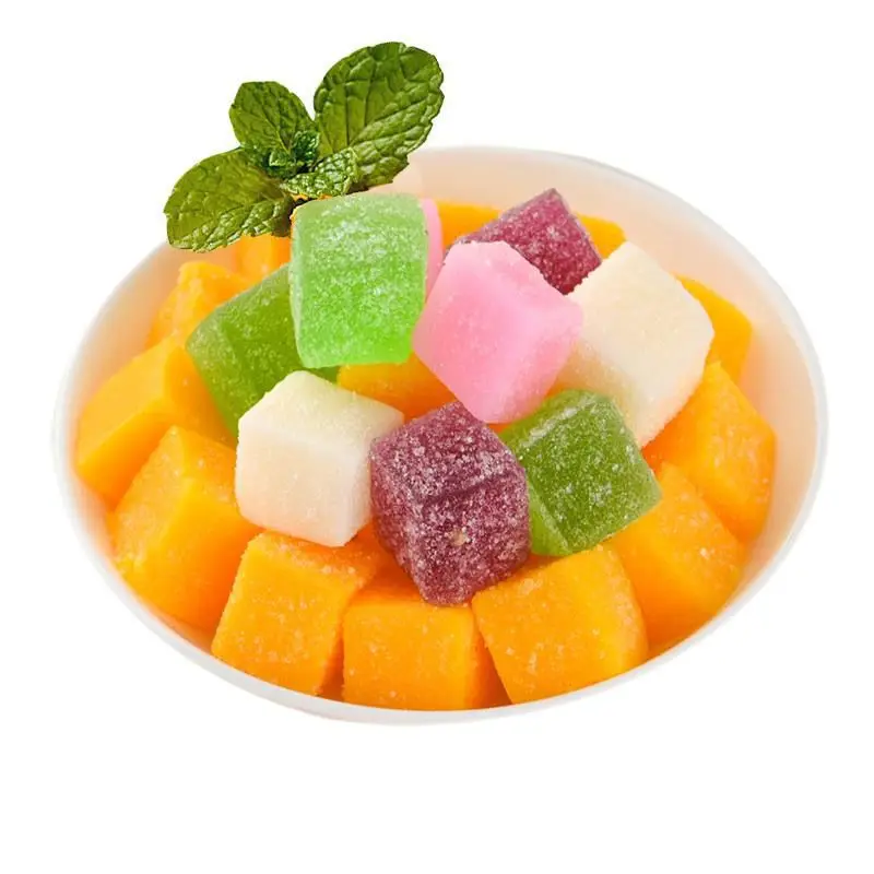 Mango Flavored Hot Selling Sweet Sour Chewy Gummy Candy Factory Wholesaler For Sale