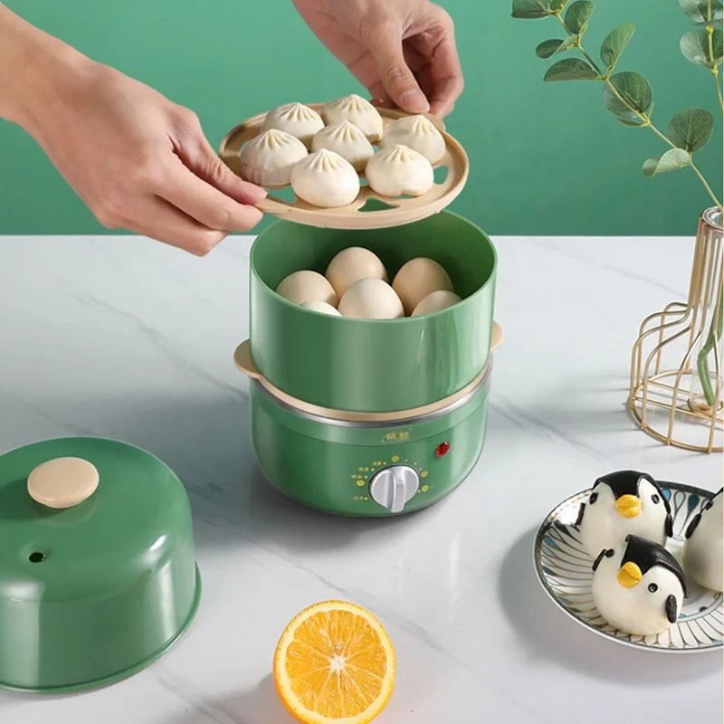 
Household Portable Multiple Mini Commercial Electric Egg Cooker Machine Stainless Steel Rapid Hard Boiler Egg Cooker 