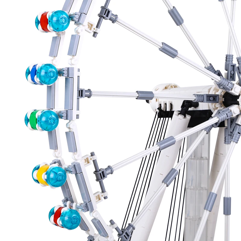 6215 MOC Brick England London Eye Building Attractions Kids Unisex Assemble Educational Building Block Plastic Collect Toy Set