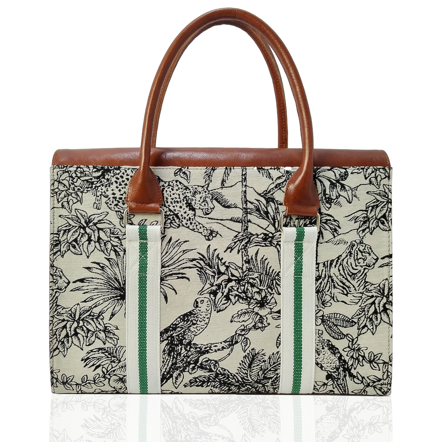 Дорожная сумка для ноутбука из натуральной кожи премиум-класса, китайские жаккардовые парусиновые деловые сумки, кожаный мессенджер