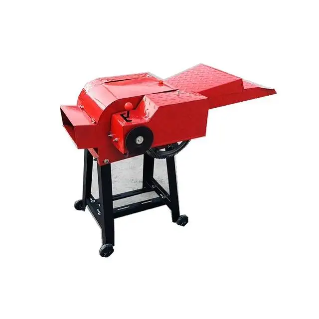 Electric Dry Wet Grass Hammer Mill / Hay Cutting For Animals Feed / Grass Shredding Machine