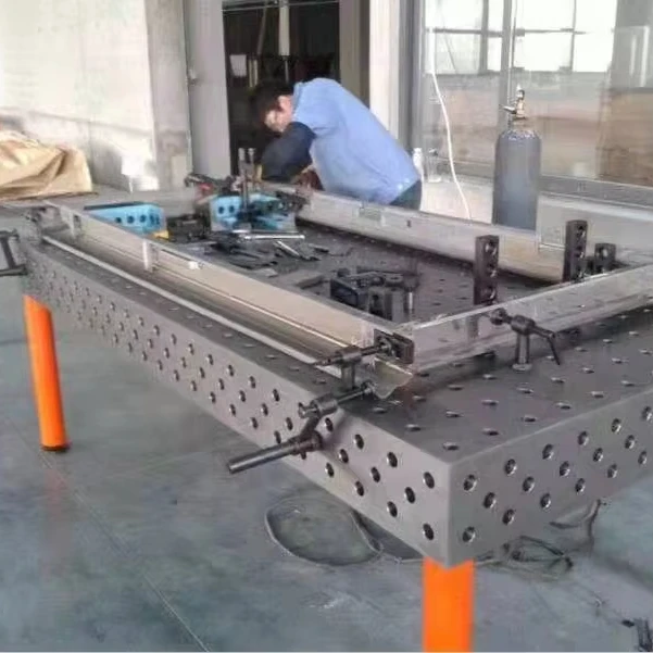 Precision Cast Iron 3D Welding Table Three Dimensional Flexible Equipment