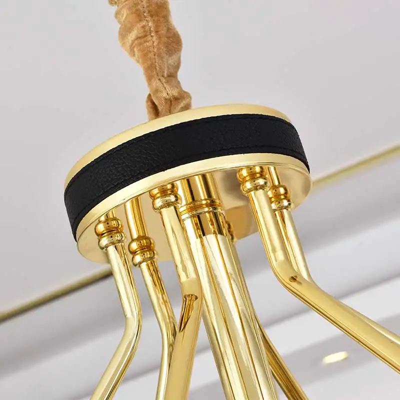 Luxury Crystal Chandeliers & Pendant Lights Hanging Modern LED Lamp Lustre for Home Decor Living Room Dining Room Kitchen Hotel