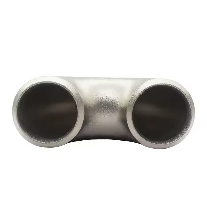 Seamless Reducing Tee in Carbon Steel with Thick Wall Stamping High Pressure High Pressure Welding Welding Tee for Pipe Fittings
