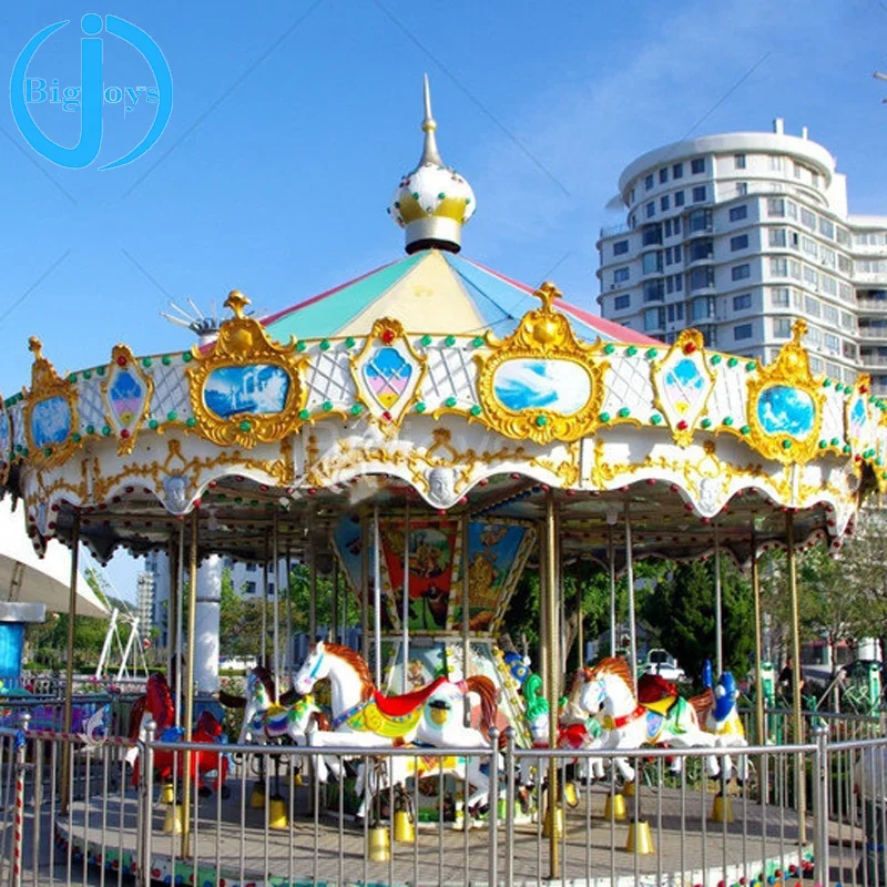 mini fairground ride 12 seat carousel