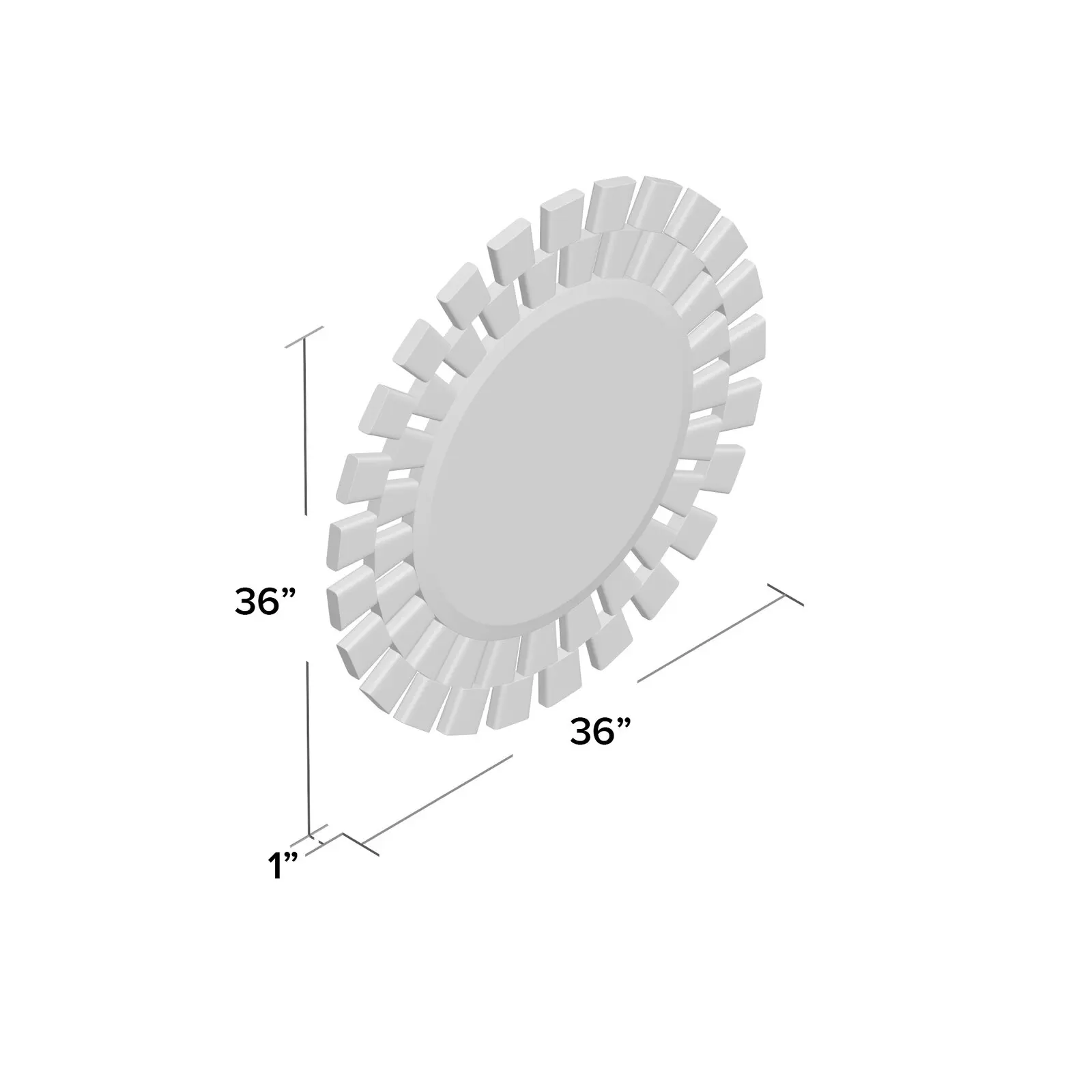 Antique Big Size Gold living room Round decorative Wall mirror mirrors decor wall