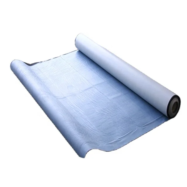 Pre-applied  HDPE water proof membrane with granules adhering to concrete waterproof basement walls