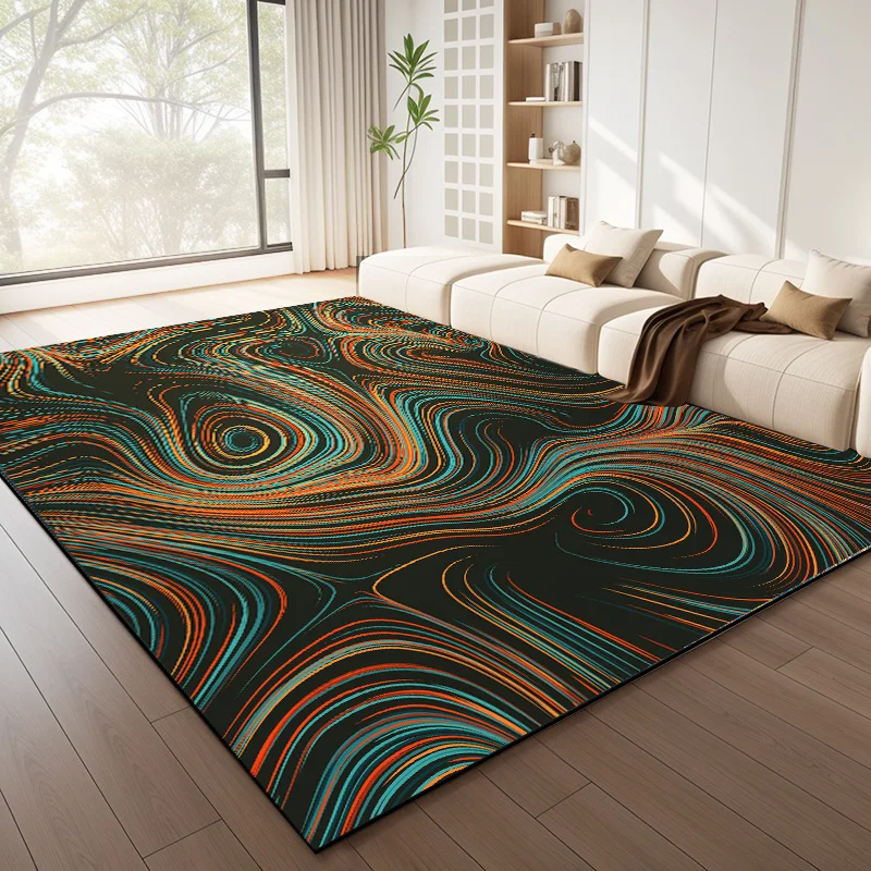 carpets and rugs living room 3d printed visual deception  rugs custom carpet bedroom decor home Modern area rug