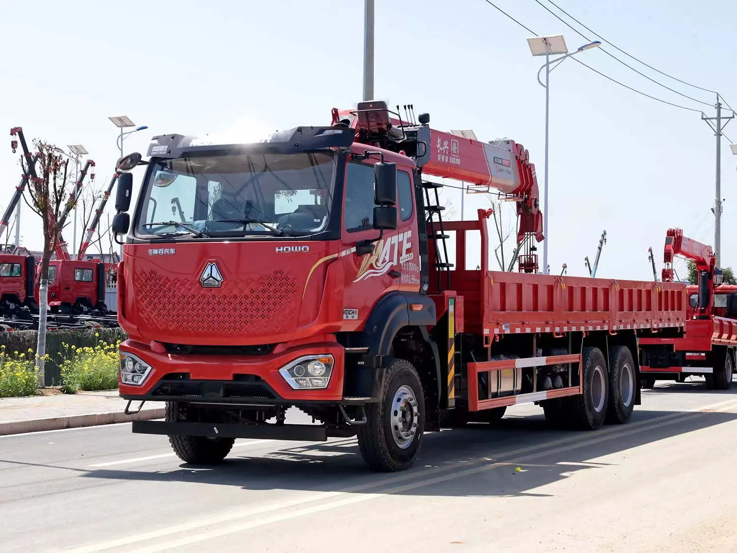 Бренд новый SINOTRUK HOWO 10 тонн грузовик кран телескопический