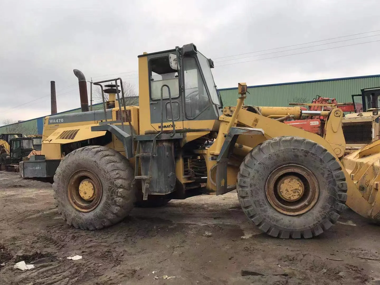 Подержанный фронтальный погрузчик TCM с WA470-6 Komats WA600 W500 WA320 WA470-3 Kawasaki гидравлический насос 17-тонный мотор для дешевой продажи