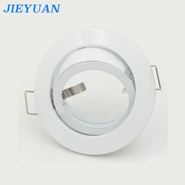 Hot LED Ceiling Light Parts Aluminum Spot GU10 Downlight Fixture Round Lamp Cover Housing MR 16 Lamp Shade