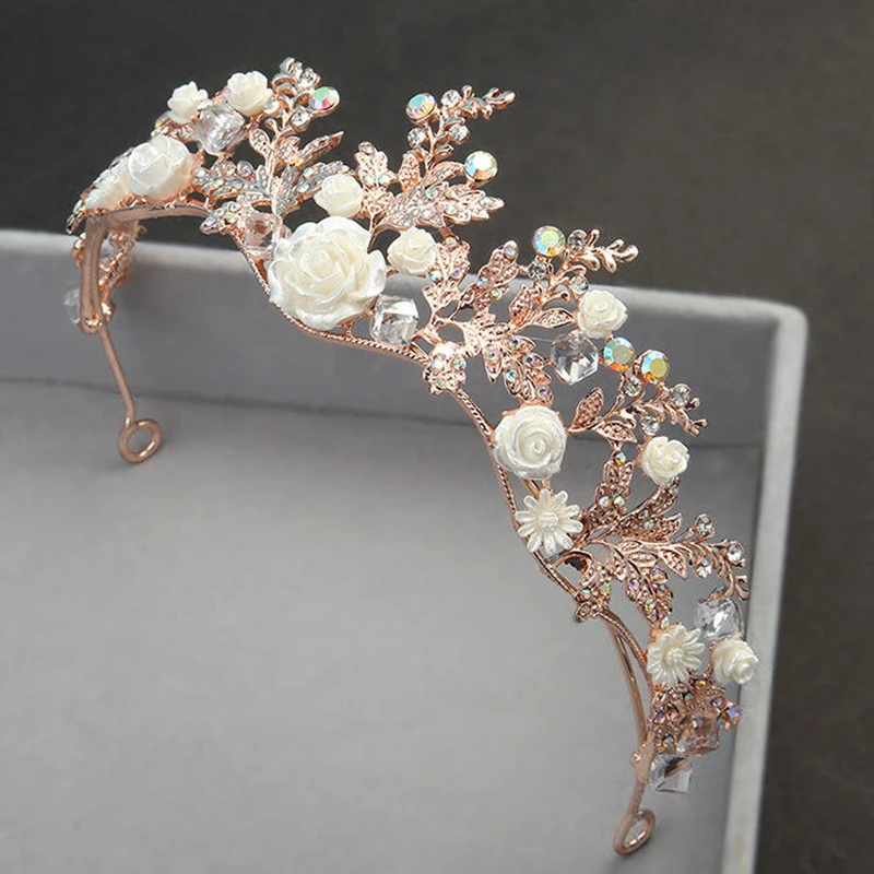 Корона из корейских цветов 14 см