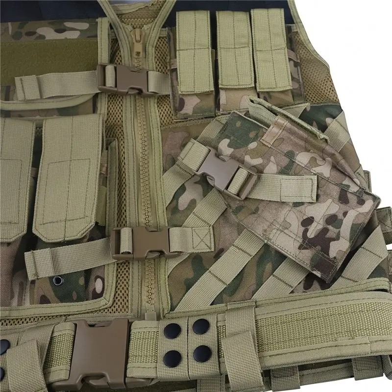 Adjustable gilet tactique Molle Plate Carrier gilet tactique Army Training Tactical Vest