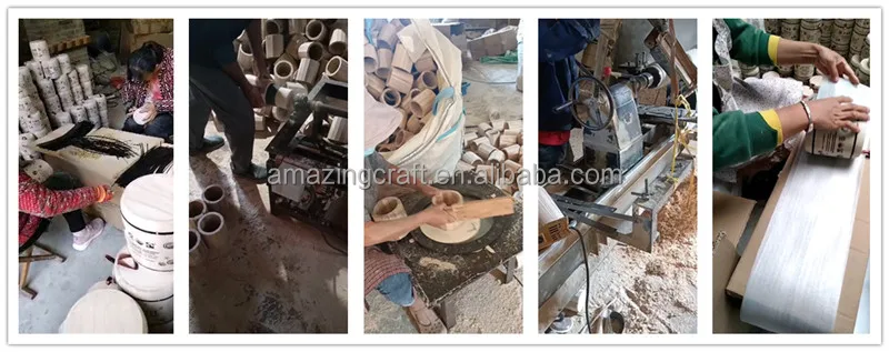 China Factory Direct Wholesale Customized Size Wood Coffee Package Barrel Keg with Printing Logo