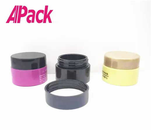 Factory Wholesale 5g cosmetic container Plastic Face Cream Jars Cosmetic Empty Container For Cream luxury cosmetic containers 5g