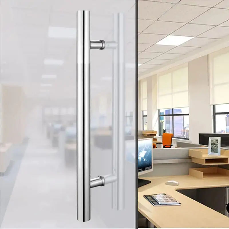 Gainjoys Modern Luxury Manufacture luxury long stainless steel glass door pull handle Door