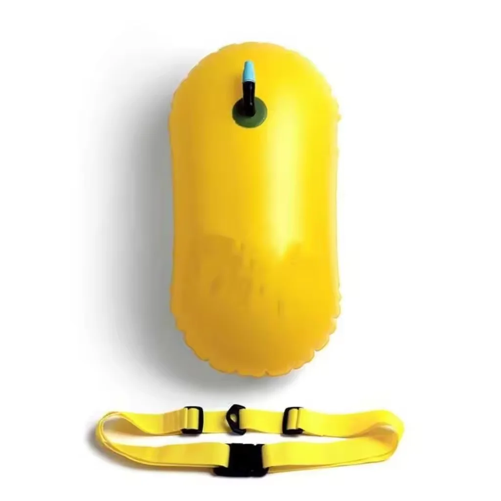 Waterproof PVC Inflatable Safe swim safety float Swim Buoy  Inflatable Fart Following   water rescue ball Swimming Aid Bag
