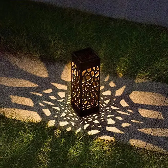
Solar Led Garden Bollard Border Driveway Pathway Walkway Landscape Lawn Solar Garden Light 
