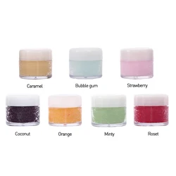 7 colours wholesale vegan custom logo private label container balm set sugar lip scrub