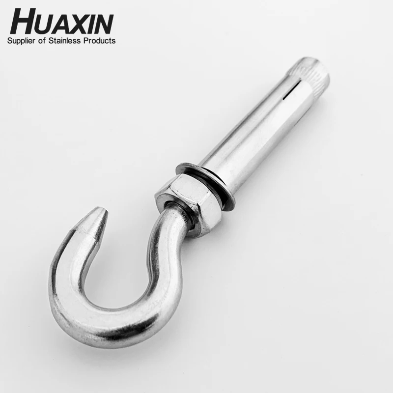 Stainless Steel Lag Eye Screw Eye Bolt Wood Rowing Racks, Hammock, Awning Hanging Chair Swing Chair Fixed Cable, Chain Basket