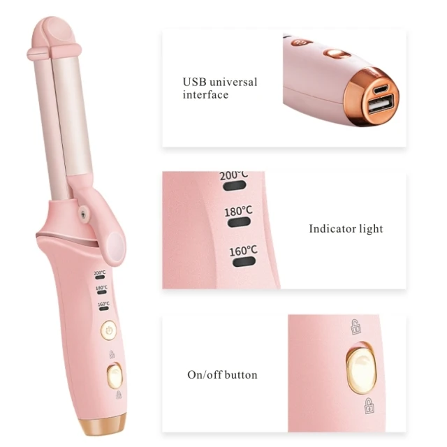 Professional Curling Hair Curler portable three-speed temperature control customizable