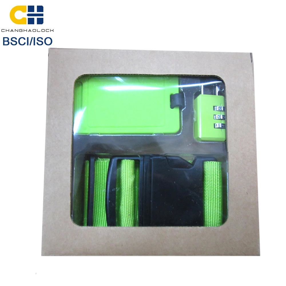 CH-7184 (багажный ремень + дорожная бирка + комбинированный замок) Набор для путешествий 144 шт. CN;ZHE CJSJ