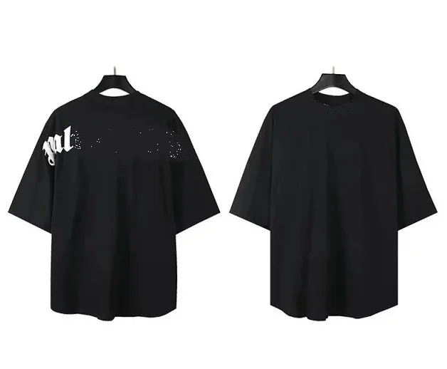 Summer new men / women trend round neck short-sleeved tide fashion shark / bear / behind the big letters till Italy/Spain