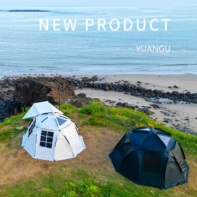 High Quality Outdoor overland camping accessoriesWaterproof Tent Double-layer Breathable Glamping 8-10person Camping Dome Tent