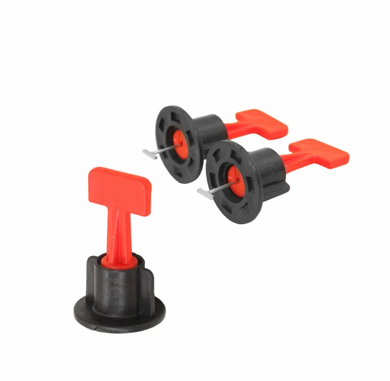 Popular Selling Products Plastic Tile Spacers T-needle 1mm and 2mm Reusable Tile Leveling System With Screw