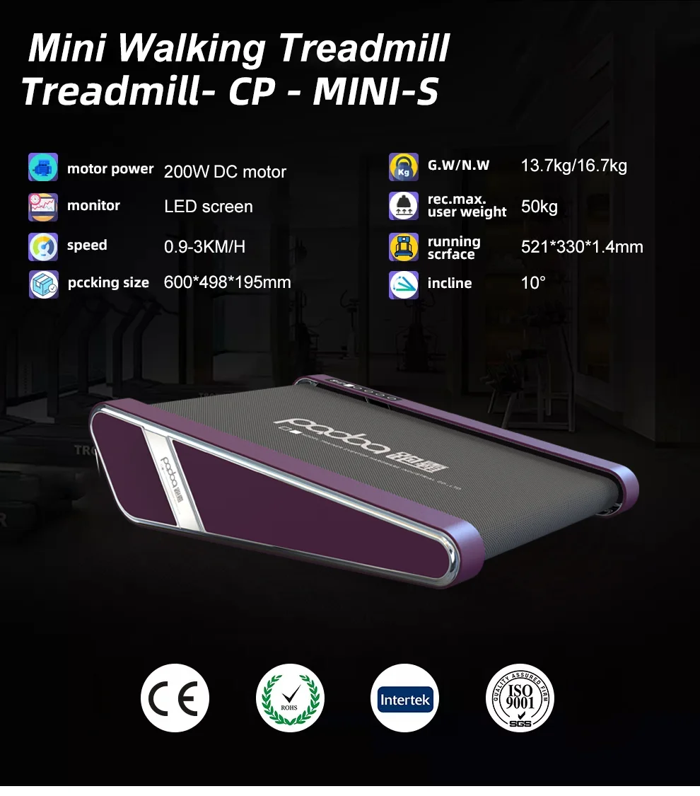 2023 Manufacturer under desk mini walking treadmill seated treadmill with incline high quality professional electric treadmill