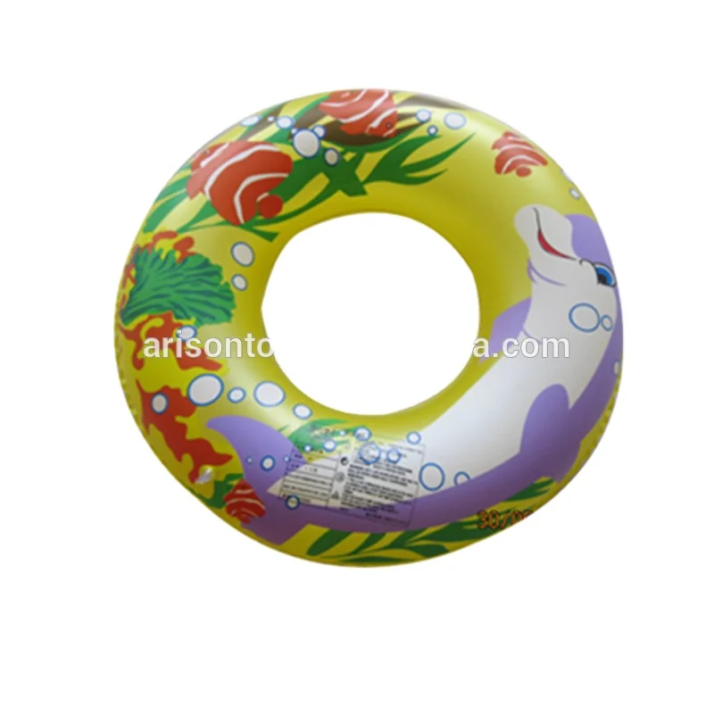 New design durable customizable PVC inflatable water ring inflatable swim ring for pool swim tube toys