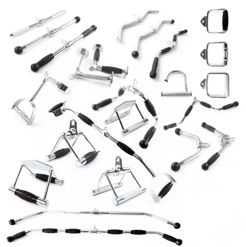 High Quality OEM ODM Customization LAT Pulldown Bar Press Down Bar with Rubber Covered Grip Handle D Grip