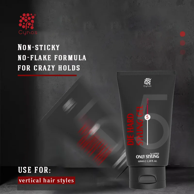 CYNOS private label strong hold grooming pomade for men shine and jam gel oem odm private label Hair Styling Products