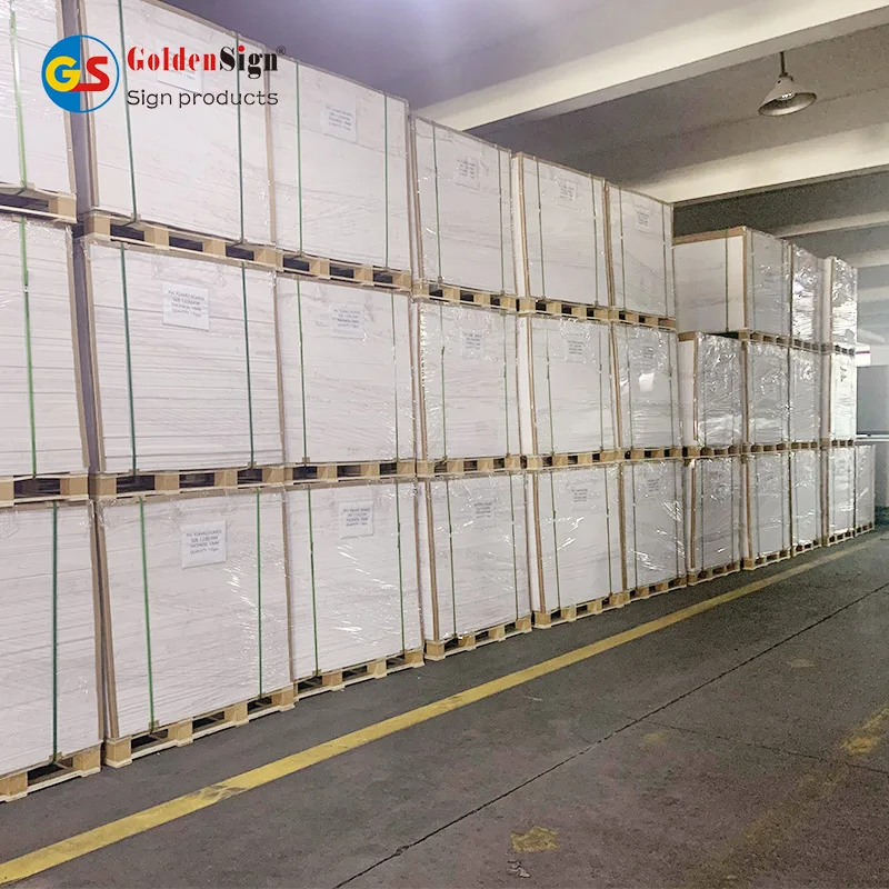 Goldensign 4x8  high density pvc foam board sheet pvc celuka board pvc board foam