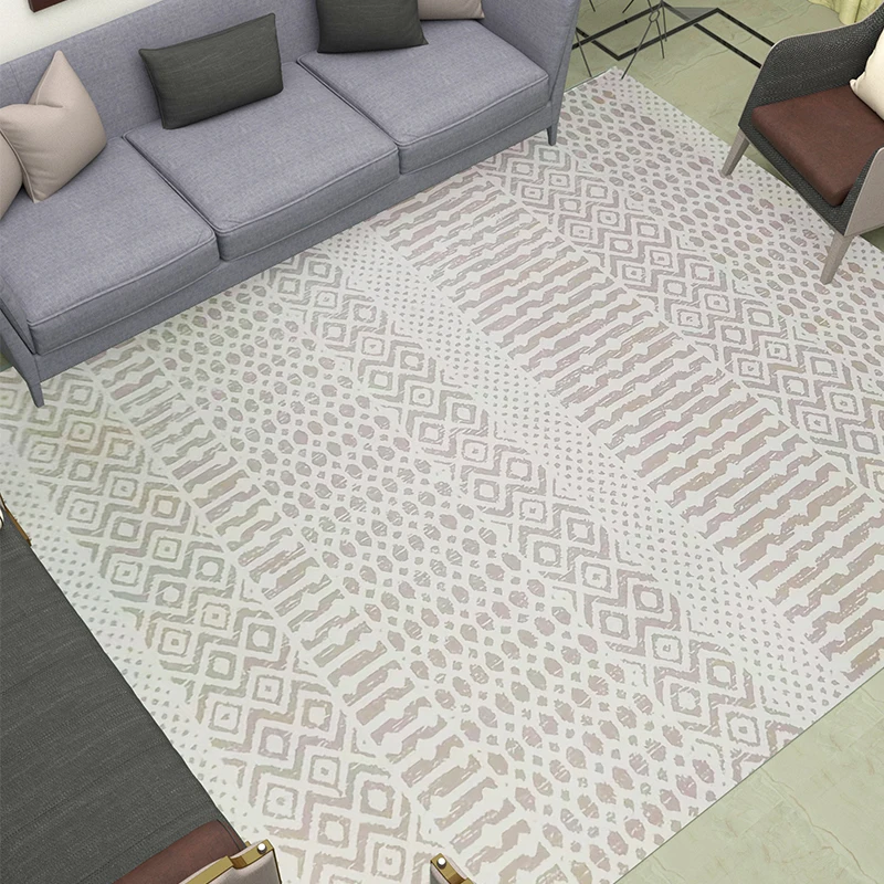 Custom Non Slip Mats Easy to Clean Washable Carpets and Rugs Living Room Area Rug