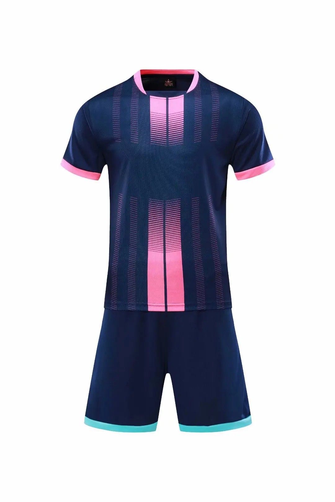 Latest Design High Quality Soccer Uniform Jersey Custom Popular Printed Club Football Shirt and Shorts Quick Dry Jersey Kits