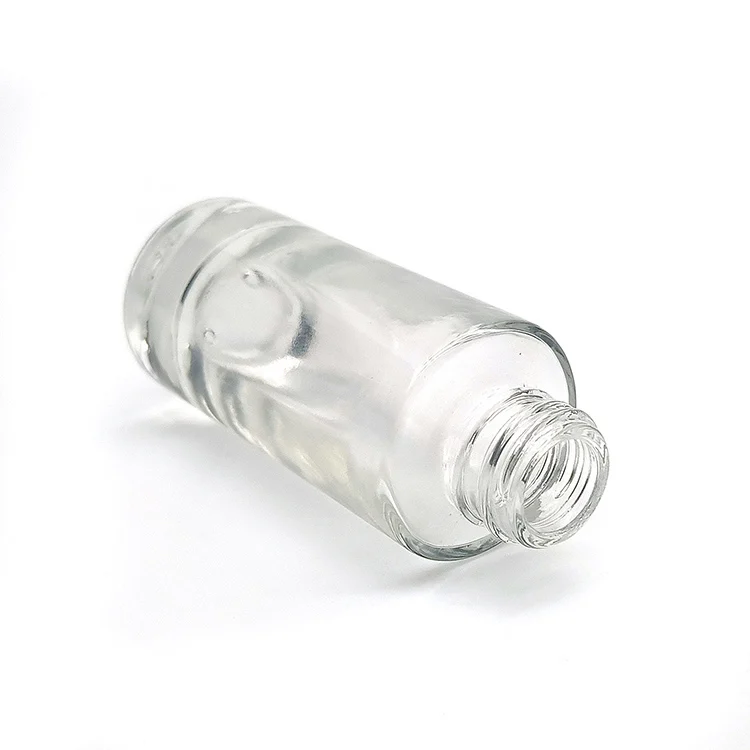 
direct sales transparent skin care essential oil glass bottle manufacturers 